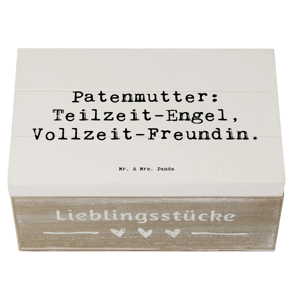 Holzkiste Spruch Patenmutter Engel Aufbewahrungsbox, Kiste, Geschenkdose, Holzkiste, Schatzkiste, Truhe, Erinnerungsbox, Dekokiste, Erinnerungskiste, Schatulle, Geschenkbox, XXL, Familie, Vatertag, Muttertag, Bruder, Schwester, Mama, Papa, Oma, Opa
