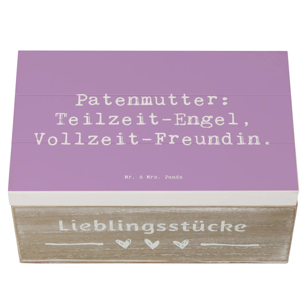 Holzkiste Spruch Patenmutter Engel Aufbewahrungsbox, Kiste, Geschenkdose, Holzkiste, Schatzkiste, Truhe, Erinnerungsbox, Dekokiste, Erinnerungskiste, Schatulle, Geschenkbox, XXL, Familie, Vatertag, Muttertag, Bruder, Schwester, Mama, Papa, Oma, Opa