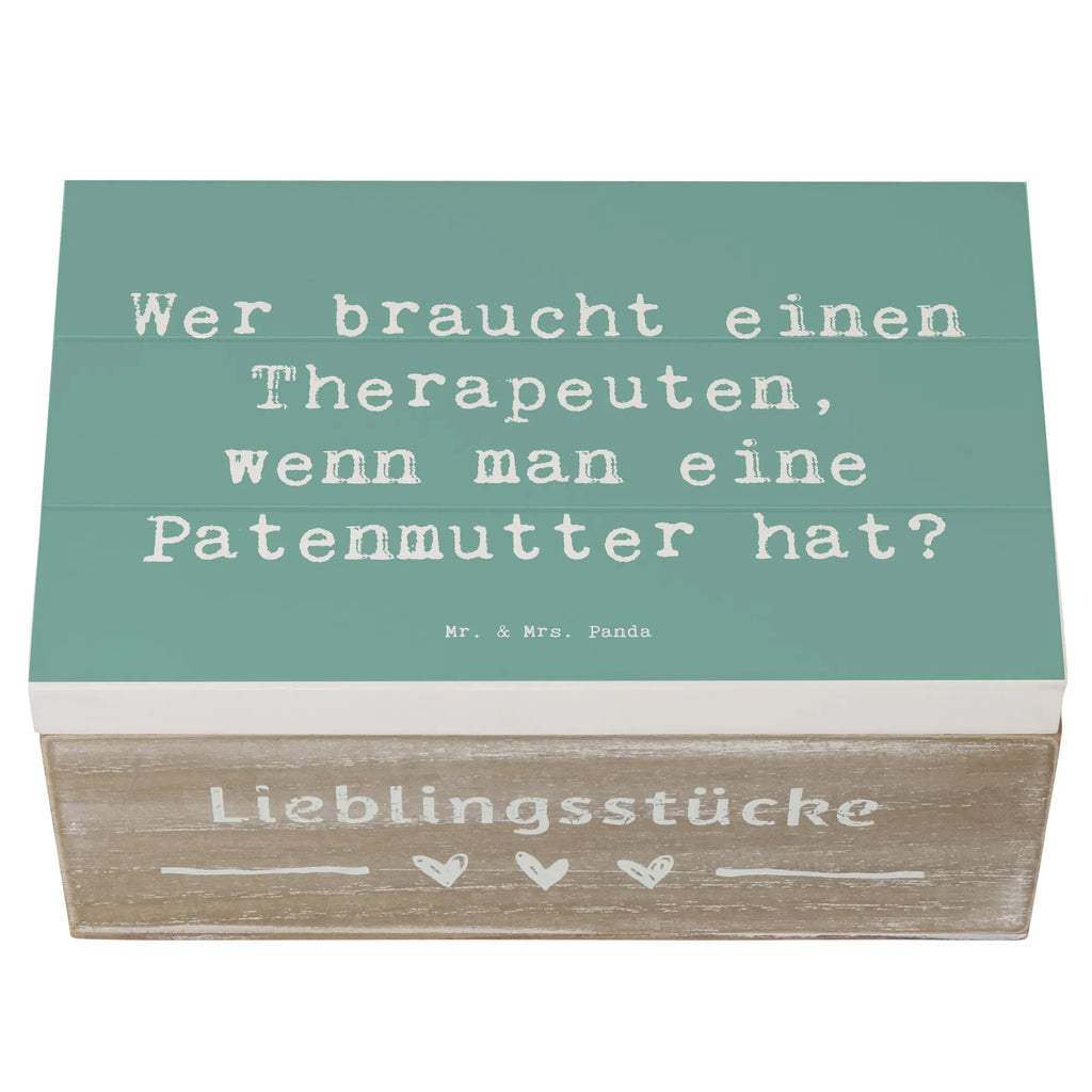Holzkiste Spruch Liebe Patenmutter Truhe, Erinnerungskiste, Holzkiste, Kiste, XXL, Aufbewahrungsbox, Schatulle, Geschenkbox, Schatzkiste, Dekokiste, Geschenkdose, Erinnerungsbox, Familie, Vatertag, Muttertag, Bruder, Schwester, Mama, Papa, Oma, Opa