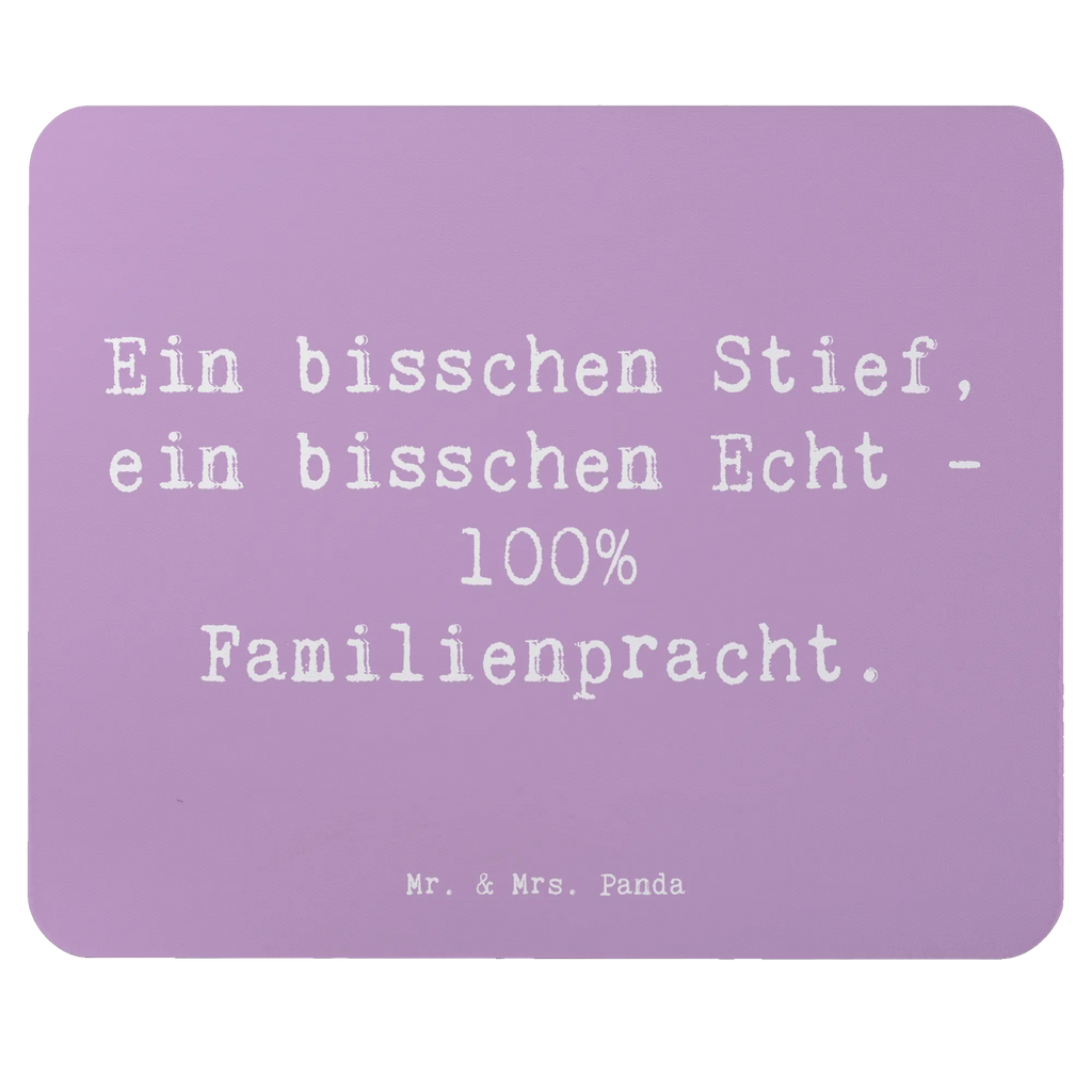 Mouse mat Saying Ein bisschen Stief, ein bisschen Echt - 100% Familienpracht. Mousepad, Computer zubehör, Büroausstattung, PC Zubehör, Arbeitszimmer, Mauspad, Einzigartiges Mauspad, Designer Mauspad, Mausunterlage, Mauspad Büro, Familie, Vatertag, Muttertag, Bruder, Schwester, Mama, Papa, Oma, Opa