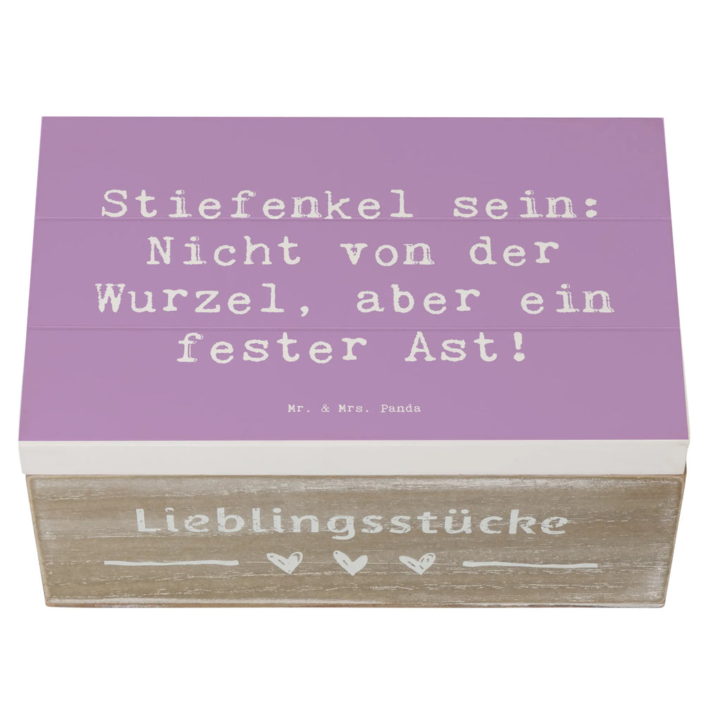 Wooden chest Saying Stiefenkel sein: Nicht von der Wurzel, aber ein fester Ast! Holzkiste, XXL, Geschenkdose, Schatulle, Aufbewahrungsbox, Erinnerungsbox, Erinnerungskiste, Dekokiste, Schatzkiste, Geschenkbox, Kiste, Truhe, Familie, Vatertag, Muttertag, Bruder, Schwester, Mama, Papa, Oma, Opa