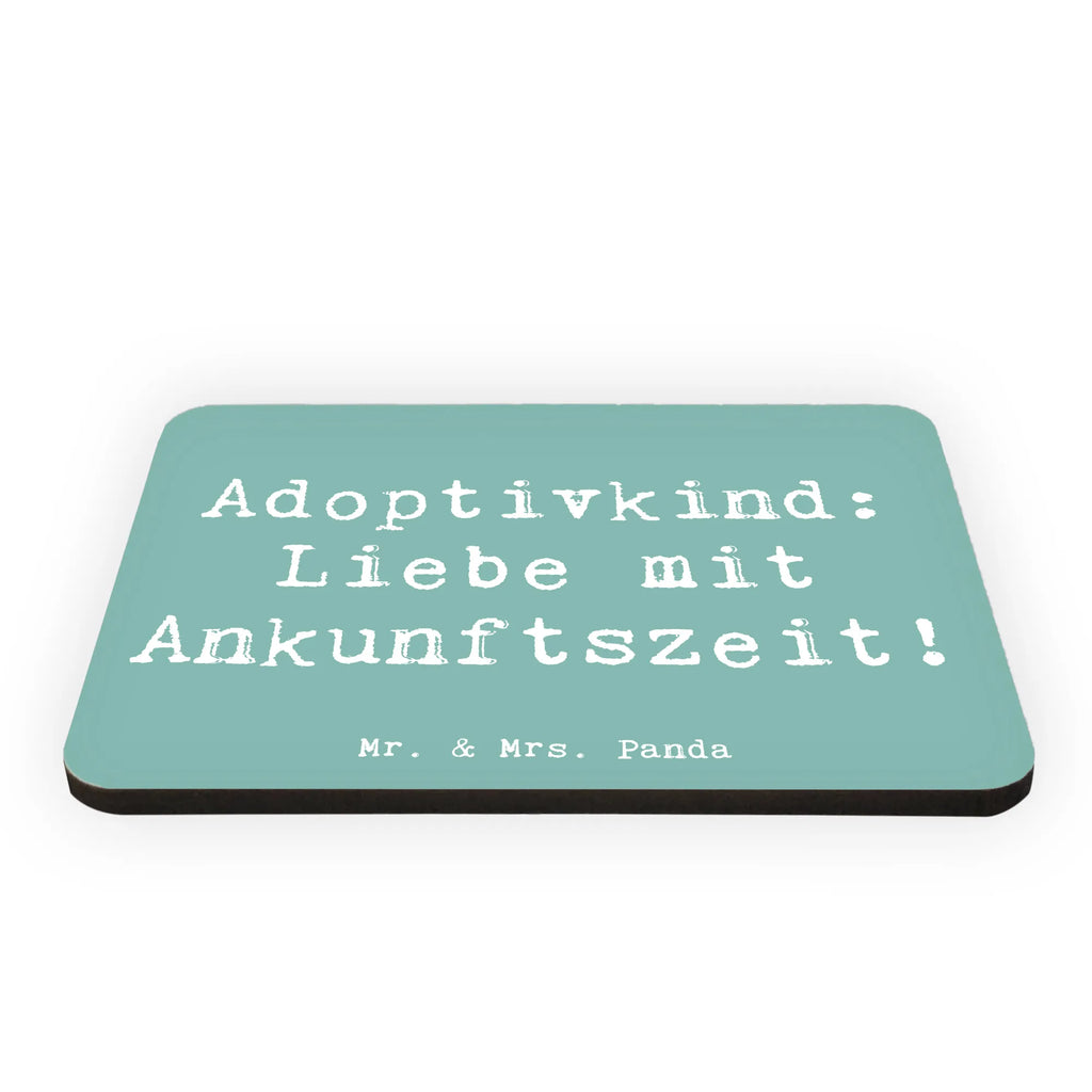 Magnet Saying Adoptivkind: Liebe mit Ankunftszeit! Kühlschrankmagnet, Whiteboard Magnet, Souvenir Magnet, Notiz Magnet, Kühlschrank Dekoration, Pinnwandmagnet, Motivmagnete, Dekomagnet, Familie, Vatertag, Muttertag, Bruder, Schwester, Mama, Papa, Oma, Opa
