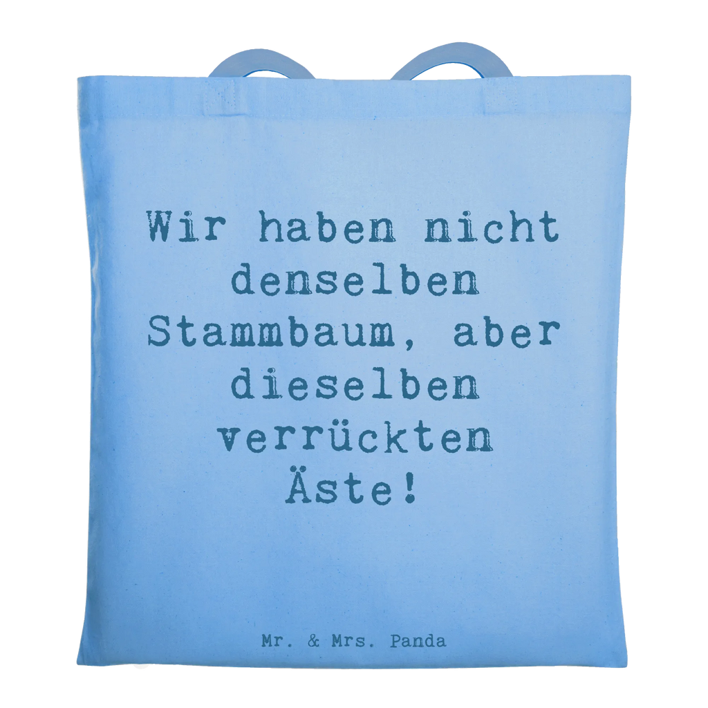 Tote bag Saying Wir haben nicht denselben Stammbaum, aber dieselben verrückten Äste! Beuteltasche, Beutel, Einkaufstasche, Jutebeutel, Stoffbeutel, Tasche, Shopper, Umhängetasche, Strandtasche, Schultertasche, Stofftasche, Tragetasche, Badetasche, Jutetasche, Einkaufstüte, Laptoptasche, Familie, Vatertag, Muttertag, Bruder, Schwester, Mama, Papa, Oma, Opa