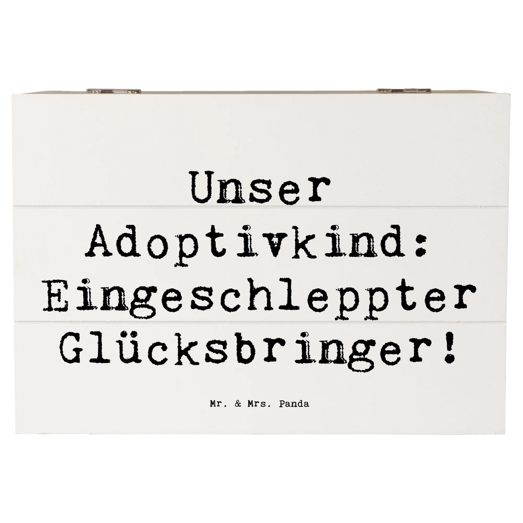 Holzkiste Spruch Adoptivkind Glücksbringer Dekokiste, Erinnerungskiste, Erinnerungsbox, Truhe, Schatzkiste, Aufbewahrungsbox, XXL, Geschenkdose, Geschenkbox, Holzkiste, Kiste, Schatulle, Familie, Vatertag, Muttertag, Bruder, Schwester, Mama, Papa, Oma, Opa