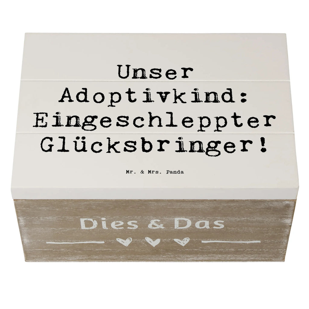 Holzkiste Spruch Adoptivkind Glücksbringer Dekokiste, Erinnerungskiste, Erinnerungsbox, Truhe, Schatzkiste, Aufbewahrungsbox, XXL, Geschenkdose, Geschenkbox, Holzkiste, Kiste, Schatulle, Familie, Vatertag, Muttertag, Bruder, Schwester, Mama, Papa, Oma, Opa