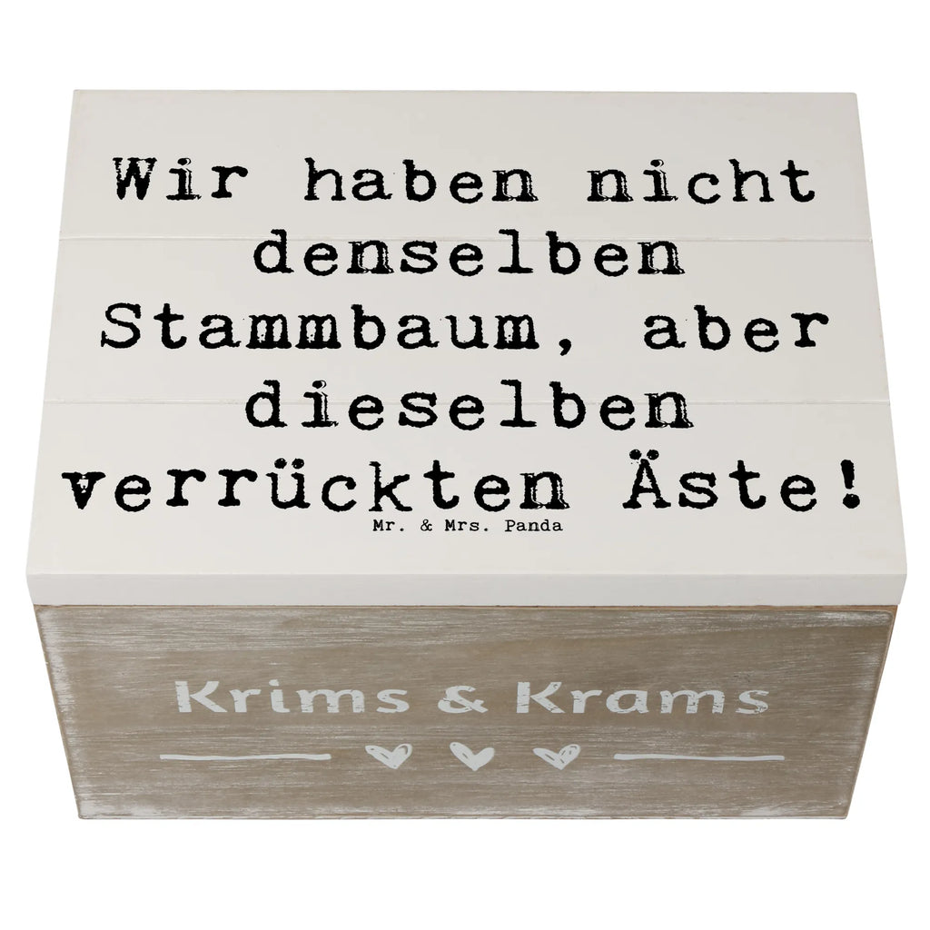 Wooden chest Saying Wir haben nicht denselben Stammbaum, aber dieselben verrückten Äste! holztruhe, deko box, Erinnerungskiste, Kiste, Holzkiste, erinnerungsbox hochzeit, Dekokiste, holzkiste mit deckel, schmuckkästchen, holzbox mit deckel, holzkisten, erinnerungsbox baby, Aufbewahrungsbox, holzbox, Truhe, Schatzkiste, Schatulle, holzboxen, aufbewahrungskiste, dekorative holzkiste, box aus holz, aufbewahrungsbox holz, Geschenkbox, holz aufbewahrungsbox, Erinnerungsbox, ordnungsbox, aufbewahrungsbox aus holz, Familie, Mama, Schwester, Opa, Bruder, Vatertag, Papa, Muttertag, Oma