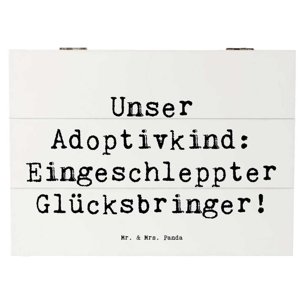 Holzkiste Spruch Adoptivkind Glücksbringer Dekokiste, Erinnerungskiste, Erinnerungsbox, Truhe, Schatzkiste, Aufbewahrungsbox, XXL, Geschenkdose, Geschenkbox, Holzkiste, Kiste, Schatulle, Familie, Vatertag, Muttertag, Bruder, Schwester, Mama, Papa, Oma, Opa