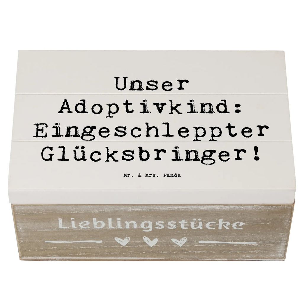 Holzkiste Spruch Adoptivkind Glücksbringer Dekokiste, Erinnerungskiste, Erinnerungsbox, Truhe, Schatzkiste, Aufbewahrungsbox, XXL, Geschenkdose, Geschenkbox, Holzkiste, Kiste, Schatulle, Familie, Vatertag, Muttertag, Bruder, Schwester, Mama, Papa, Oma, Opa