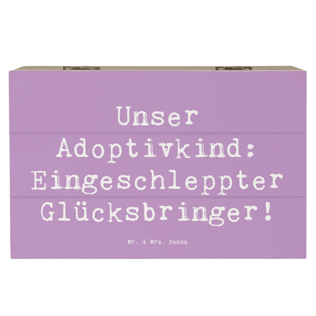 Holzkiste Spruch Adoptivkind Glücksbringer Dekokiste, Erinnerungskiste, Erinnerungsbox, Truhe, Schatzkiste, Aufbewahrungsbox, XXL, Geschenkdose, Geschenkbox, Holzkiste, Kiste, Schatulle, Familie, Vatertag, Muttertag, Bruder, Schwester, Mama, Papa, Oma, Opa
