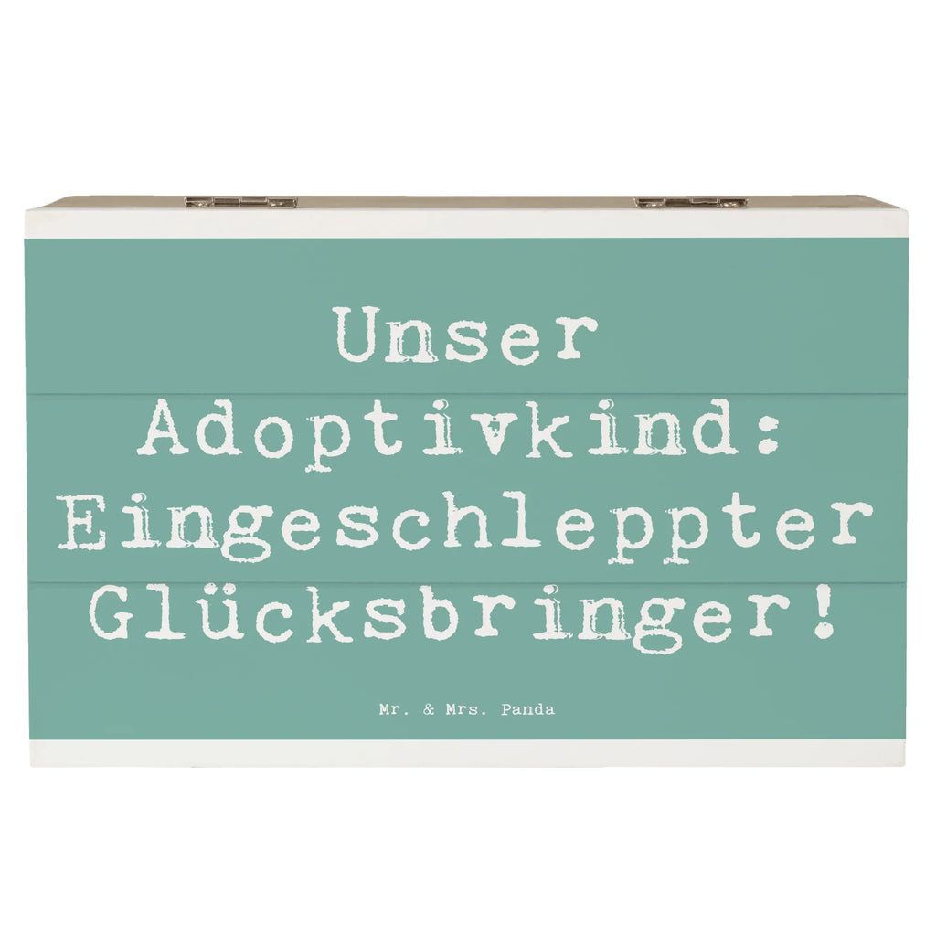 Holzkiste Spruch Adoptivkind Glücksbringer Dekokiste, Erinnerungskiste, Erinnerungsbox, Truhe, Schatzkiste, Aufbewahrungsbox, XXL, Geschenkdose, Geschenkbox, Holzkiste, Kiste, Schatulle, Familie, Vatertag, Muttertag, Bruder, Schwester, Mama, Papa, Oma, Opa