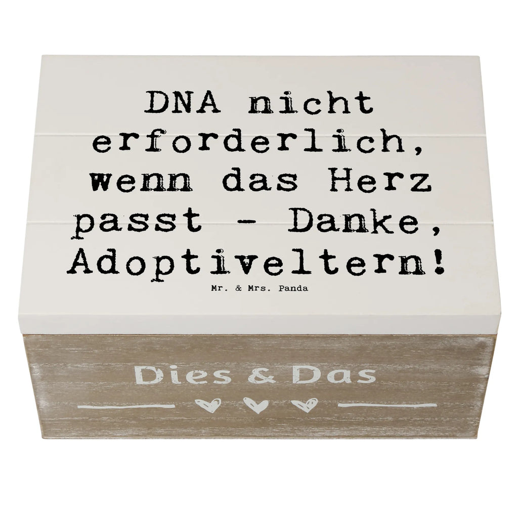 Wooden chest Saying DNA nicht erforderlich, wenn das Herz passt - Danke, Adoptiveltern! XXL, Geschenkbox, Aufbewahrungsbox, Dekokiste, Truhe, Kiste, Schatzkiste, Holzkiste, Schatulle, Erinnerungskiste, Erinnerungsbox, Geschenkdose, Familie, Vatertag, Muttertag, Bruder, Schwester, Mama, Papa, Oma, Opa