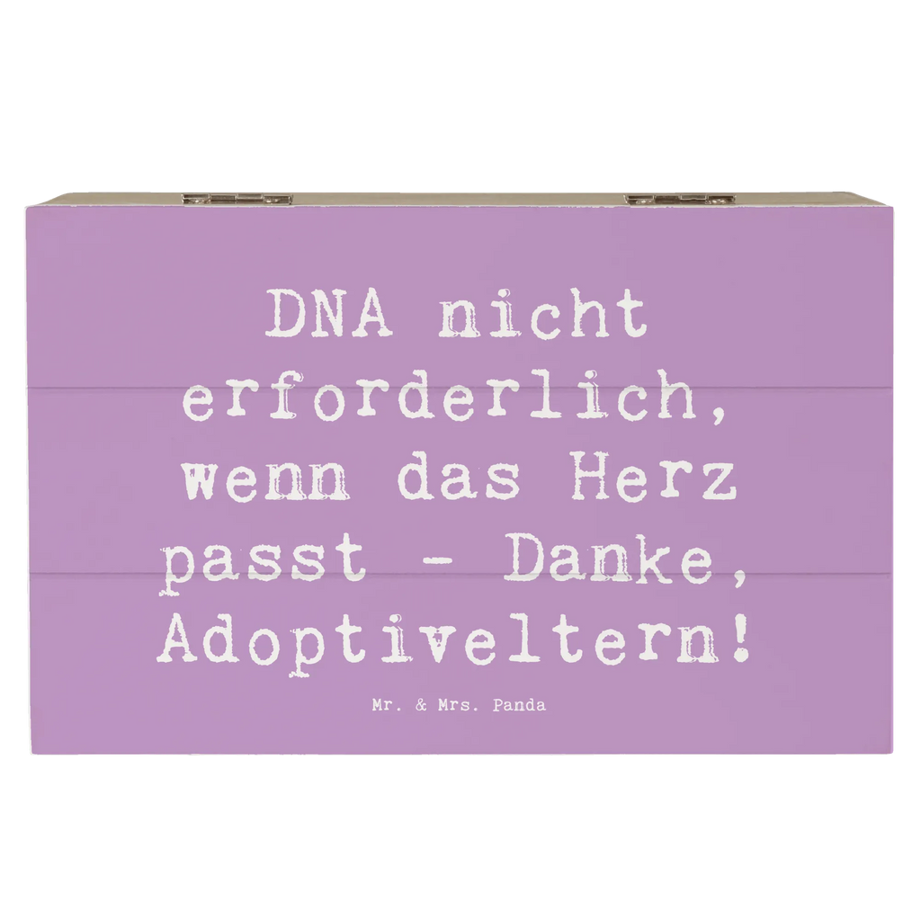 Wooden chest Saying DNA nicht erforderlich, wenn das Herz passt - Danke, Adoptiveltern! XXL, Geschenkbox, Aufbewahrungsbox, Dekokiste, Truhe, Kiste, Schatzkiste, Holzkiste, Schatulle, Erinnerungskiste, Erinnerungsbox, Geschenkdose, Familie, Vatertag, Muttertag, Bruder, Schwester, Mama, Papa, Oma, Opa