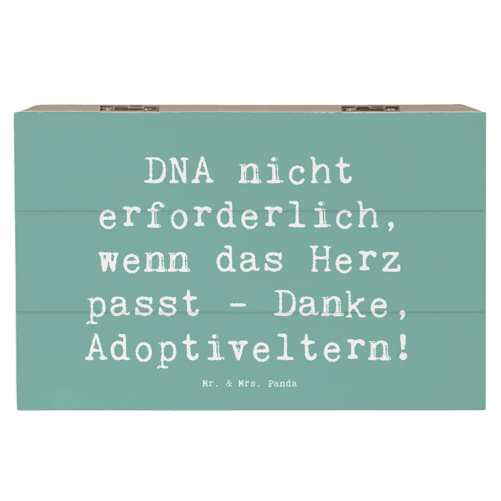 Wooden chest Saying DNA nicht erforderlich, wenn das Herz passt - Danke, Adoptiveltern! XXL, Geschenkbox, Aufbewahrungsbox, Dekokiste, Truhe, Kiste, Schatzkiste, Holzkiste, Schatulle, Erinnerungskiste, Erinnerungsbox, Geschenkdose, Familie, Vatertag, Muttertag, Bruder, Schwester, Mama, Papa, Oma, Opa