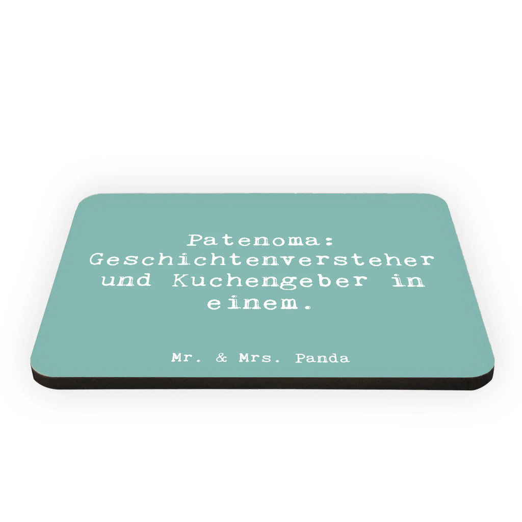 Magnet Saying Patenoma: Geschichtenversteher und Kuchengeber in einem. Kühlschrankmagnet, Pinnwandmagnet, Souvenir Magnet, Motivmagnete, Dekomagnet, Whiteboard Magnet, Notiz Magnet, Kühlschrank Dekoration, Familie, Vatertag, Muttertag, Bruder, Schwester, Mama, Papa, Oma, Opa