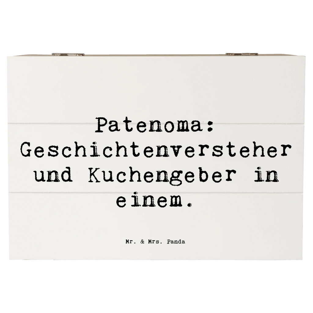 Holzkiste Spruch Patenoma Dekokiste, Holzkiste, XXL, Aufbewahrungsbox, Geschenkbox, Geschenkdose, Schatulle, Erinnerungskiste, Schatzkiste, Erinnerungsbox, Truhe, Kiste, Familie, Vatertag, Muttertag, Bruder, Schwester, Mama, Papa, Oma, Opa