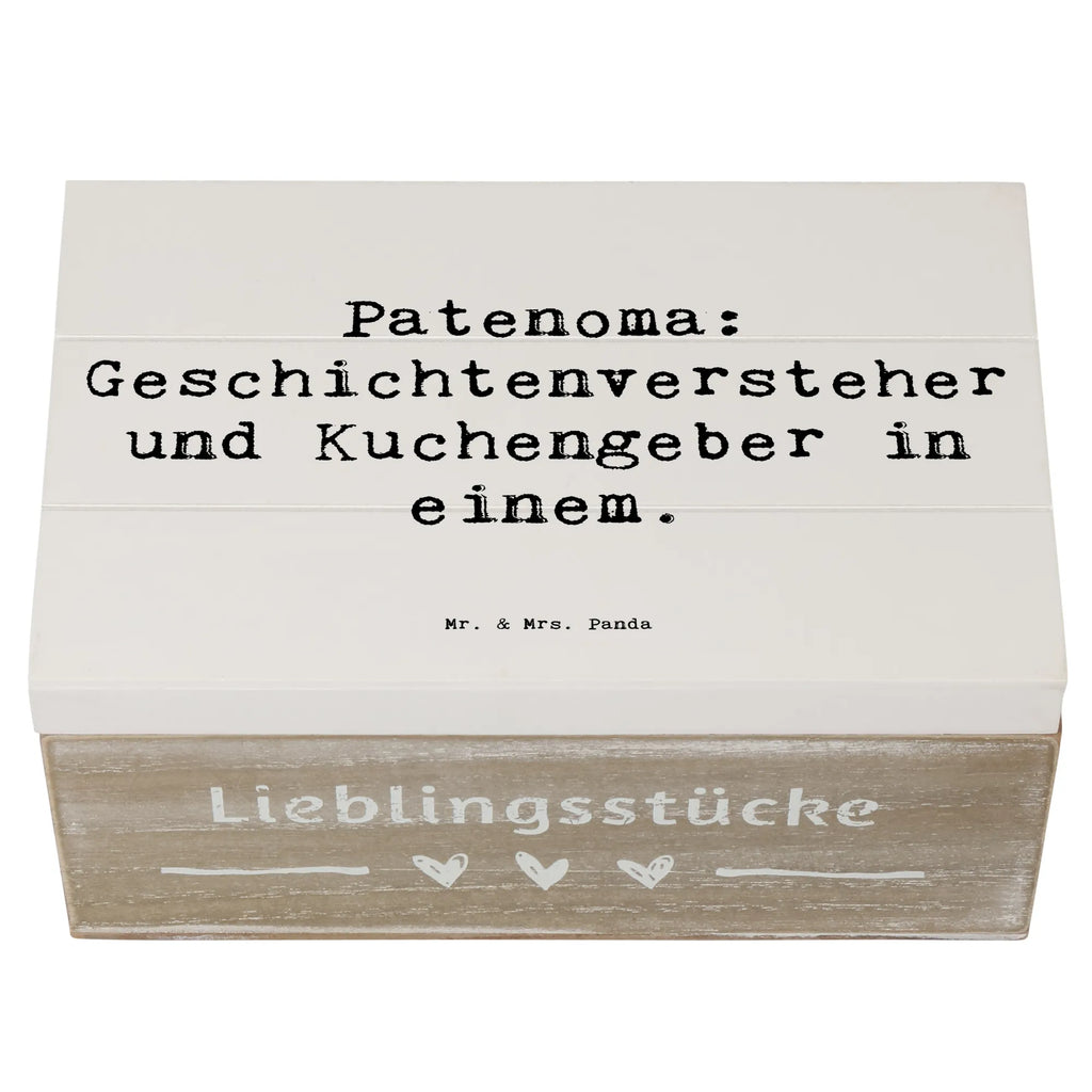 Holzkiste Spruch Patenoma Dekokiste, Holzkiste, XXL, Aufbewahrungsbox, Geschenkbox, Geschenkdose, Schatulle, Erinnerungskiste, Schatzkiste, Erinnerungsbox, Truhe, Kiste, Familie, Vatertag, Muttertag, Bruder, Schwester, Mama, Papa, Oma, Opa