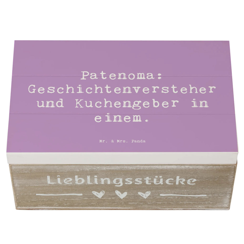 Holzkiste Spruch Patenoma Dekokiste, Holzkiste, XXL, Aufbewahrungsbox, Geschenkbox, Geschenkdose, Schatulle, Erinnerungskiste, Schatzkiste, Erinnerungsbox, Truhe, Kiste, Familie, Vatertag, Muttertag, Bruder, Schwester, Mama, Papa, Oma, Opa