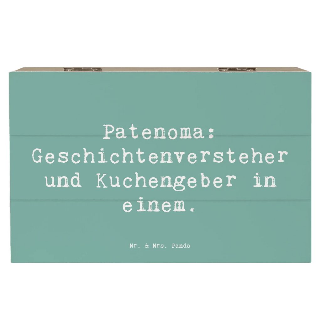 Holzkiste Spruch Patenoma Dekokiste, Holzkiste, XXL, Aufbewahrungsbox, Geschenkbox, Geschenkdose, Schatulle, Erinnerungskiste, Schatzkiste, Erinnerungsbox, Truhe, Kiste, Familie, Vatertag, Muttertag, Bruder, Schwester, Mama, Papa, Oma, Opa