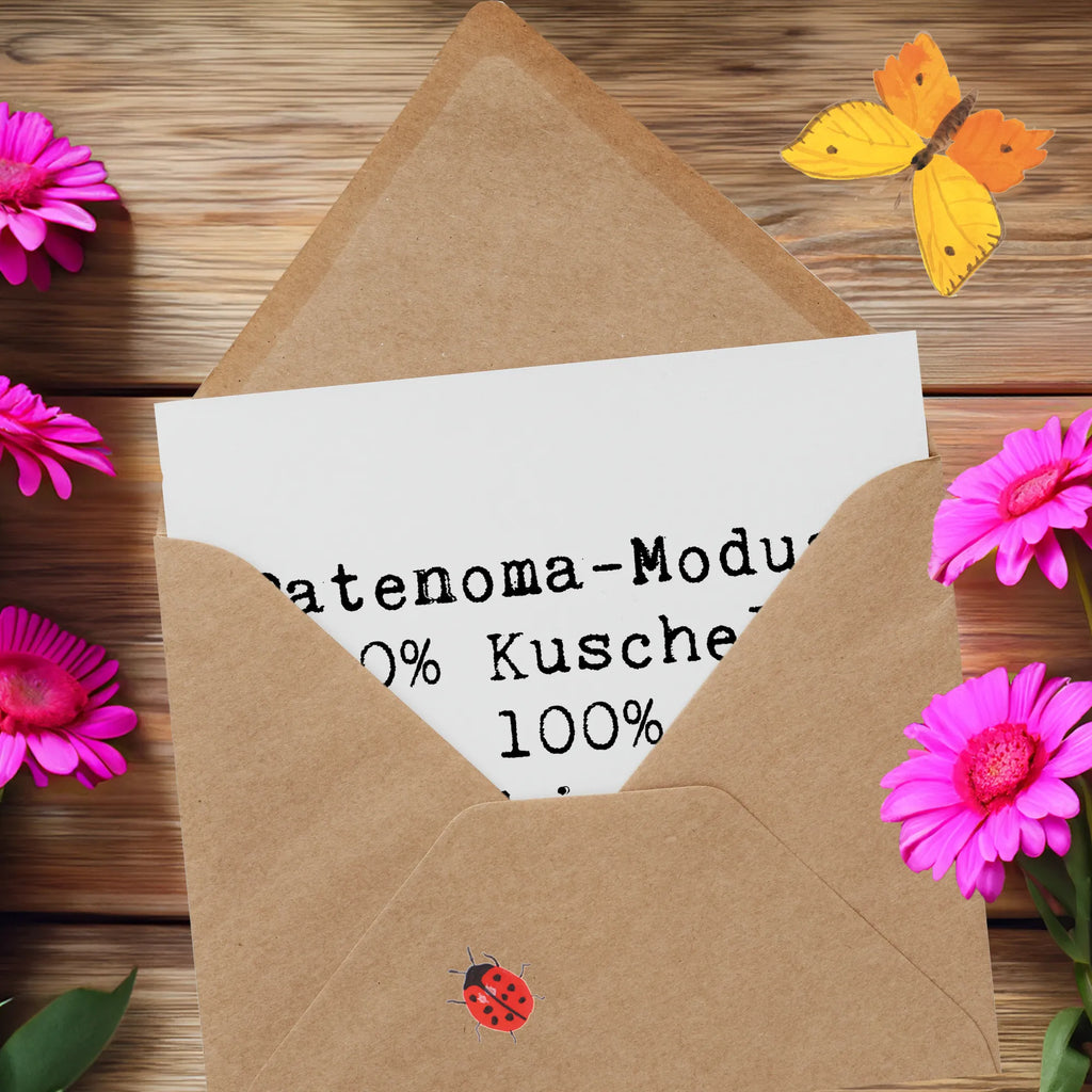 Deluxe Card Saying Patenoma-Modus: 100% Kuscheln, 100% Geschichten, 100% Liebe. Karte, Grußkarte, Hochwertige Grußkarte, Hochwertige Klappkarte, Hochzeitskarte, Geburtstagskarte, Klappkarte, Glückwunschkarte, Einladungskarte, Familie, Vatertag, Muttertag, Bruder, Schwester, Mama, Papa, Oma, Opa