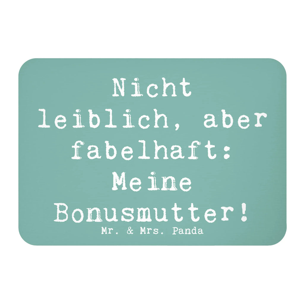 Magnet Saying Nicht leiblich, aber fabelhaft: Meine Bonusmutter! Kühlschrankmagnet, Pinnwandmagnet, Souvenir Magnet, Motivmagnete, Dekomagnet, Whiteboard Magnet, Notiz Magnet, Kühlschrank Dekoration, Familie, Vatertag, Muttertag, Bruder, Schwester, Mama, Papa, Oma, Opa