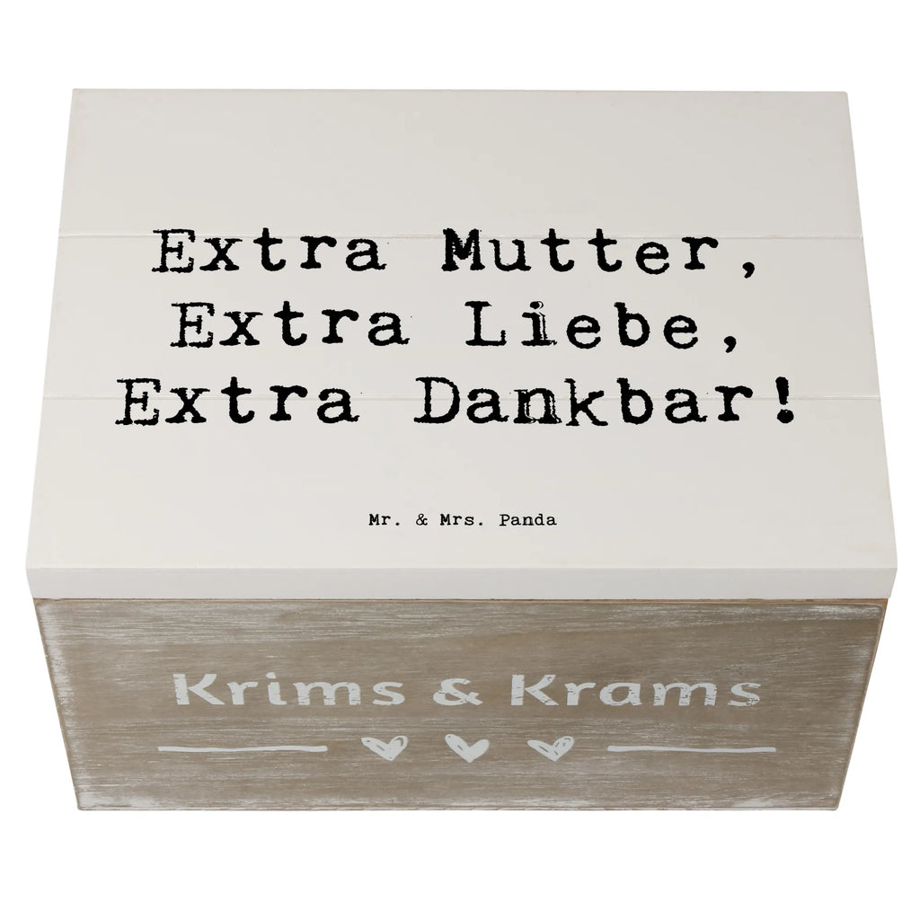 Holzkiste Spruch Bonusmutter Extra Liebe Geschenkdose, Dekokiste, Aufbewahrungsbox, Truhe, Erinnerungskiste, Erinnerungsbox, Geschenkbox, XXL, Kiste, Schatzkiste, Holzkiste, Schatulle, Familie, Vatertag, Muttertag, Bruder, Schwester, Mama, Papa, Oma, Opa