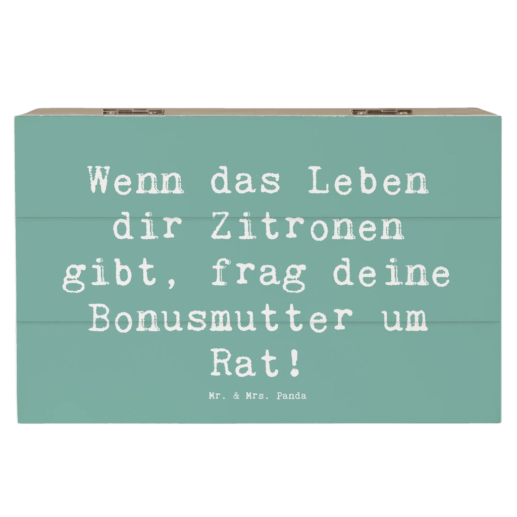 Holzkiste Spruch Rat bei Bonusmutter Schatzkiste, Truhe, Kiste, Erinnerungskiste, Holzkiste, Dekokiste, Aufbewahrungsbox, Schatulle, Geschenkdose, Geschenkbox, Erinnerungsbox, XXL, Familie, Vatertag, Muttertag, Bruder, Schwester, Mama, Papa, Oma, Opa