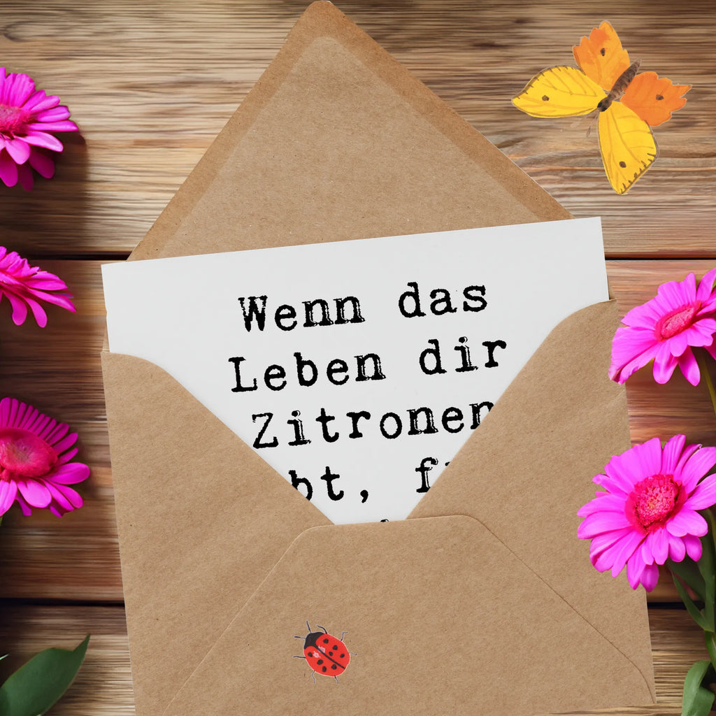 Deluxe Card Saying Wenn das Leben dir Zitronen gibt, frag deine Bonusmutter um Rat! Grußkarte, Geburtstagskarte, Einladungskarte, Glückwunschkarte, Hochzeitskarte, Klappkarte, Hochwertige Grußkarte, Karte, Hochwertige Klappkarte, Familie, Vatertag, Muttertag, Bruder, Schwester, Mama, Papa, Oma, Opa