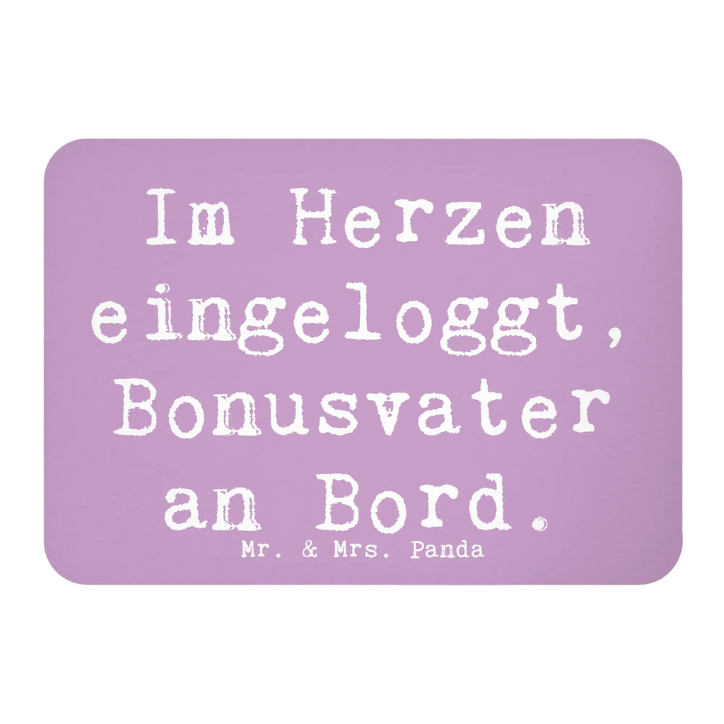 Magnet Saying Im Herzen eingeloggt, Bonusvater an Bord. Kühlschrankmagnet, Pinnwandmagnet, Souvenir Magnet, Motivmagnete, Dekomagnet, Whiteboard Magnet, Notiz Magnet, Kühlschrank Dekoration, Familie, Vatertag, Muttertag, Bruder, Schwester, Mama, Papa, Oma, Opa