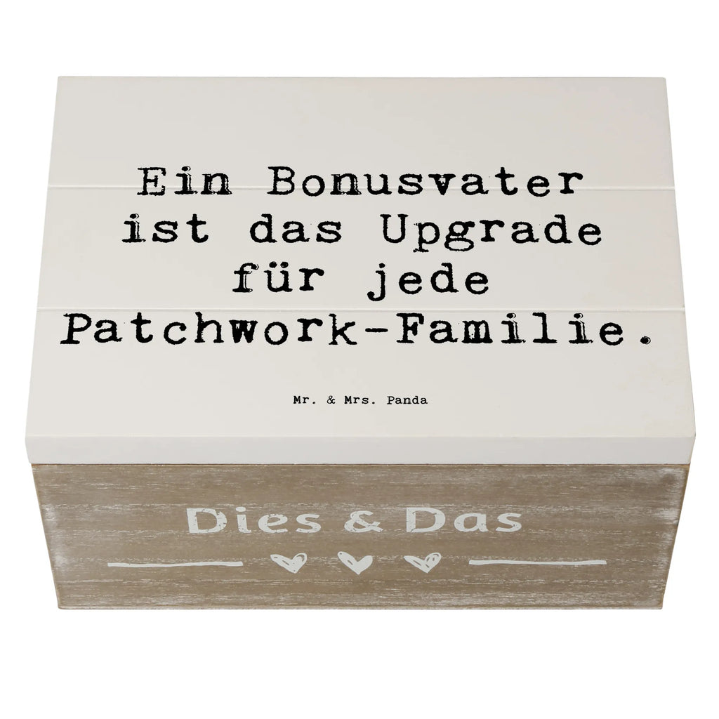 Holzkiste Spruch Bonusvater Upgrade Aufbewahrungsbox, Erinnerungskiste, XXL, Dekokiste, Schatulle, Geschenkdose, Schatzkiste, Geschenkbox, Kiste, Holzkiste, Truhe, Erinnerungsbox, Familie, Vatertag, Muttertag, Bruder, Schwester, Mama, Papa, Oma, Opa