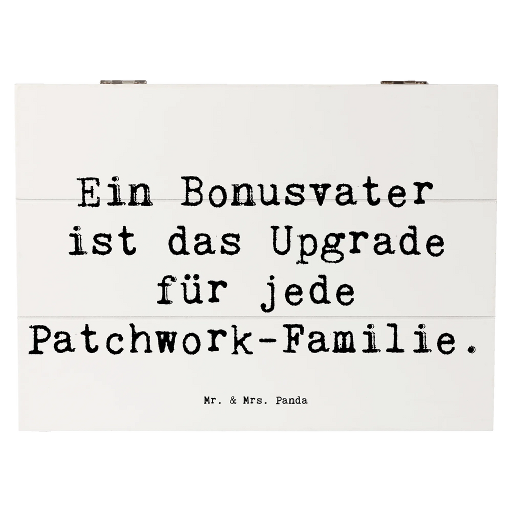 Holzkiste Spruch Bonusvater Upgrade Aufbewahrungsbox, Erinnerungskiste, XXL, Dekokiste, Schatulle, Geschenkdose, Schatzkiste, Geschenkbox, Kiste, Holzkiste, Truhe, Erinnerungsbox, Familie, Vatertag, Muttertag, Bruder, Schwester, Mama, Papa, Oma, Opa