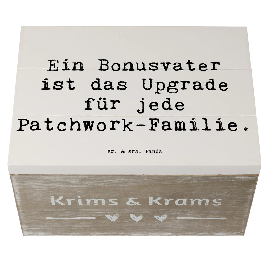 Holzkiste Spruch Bonusvater Upgrade Aufbewahrungsbox, Erinnerungskiste, XXL, Dekokiste, Schatulle, Geschenkdose, Schatzkiste, Geschenkbox, Kiste, Holzkiste, Truhe, Erinnerungsbox, Familie, Vatertag, Muttertag, Bruder, Schwester, Mama, Papa, Oma, Opa