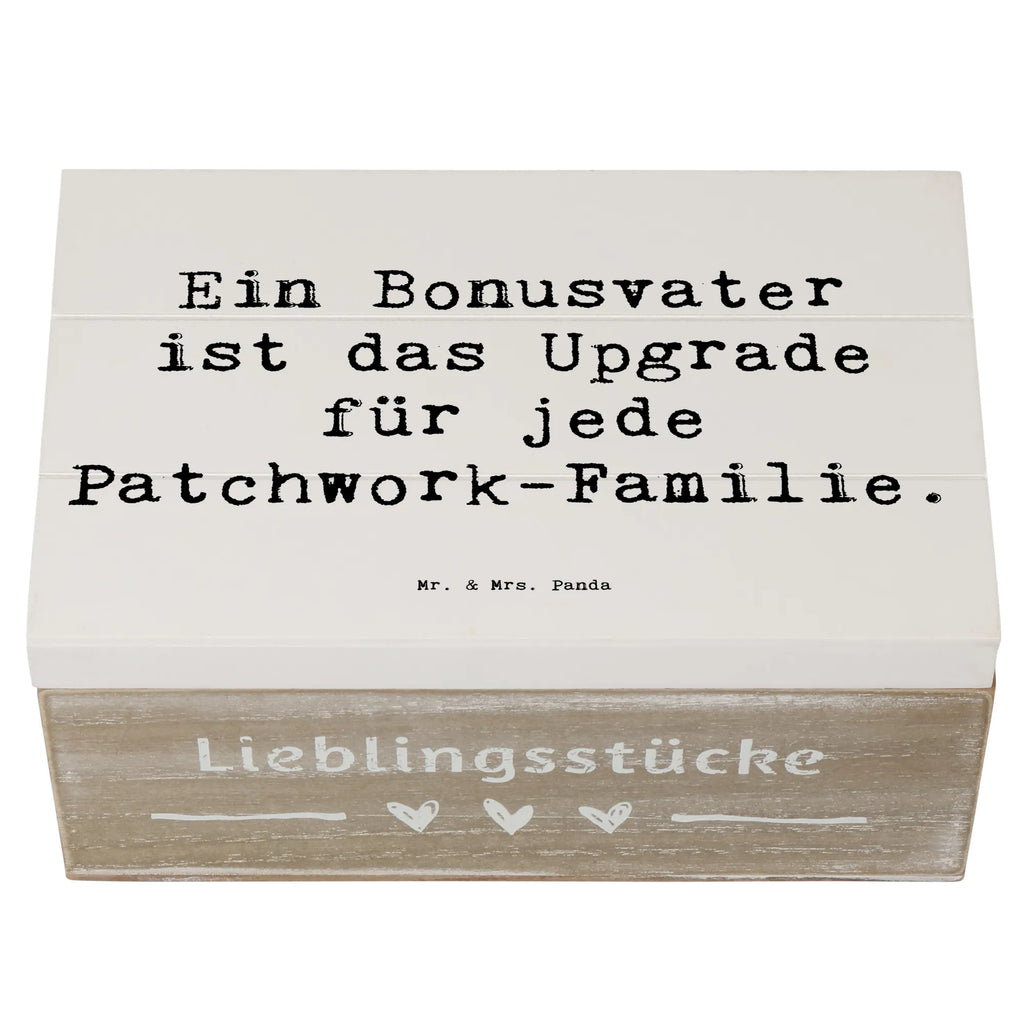 Holzkiste Spruch Bonusvater Upgrade Aufbewahrungsbox, Erinnerungskiste, XXL, Dekokiste, Schatulle, Geschenkdose, Schatzkiste, Geschenkbox, Kiste, Holzkiste, Truhe, Erinnerungsbox, Familie, Vatertag, Muttertag, Bruder, Schwester, Mama, Papa, Oma, Opa