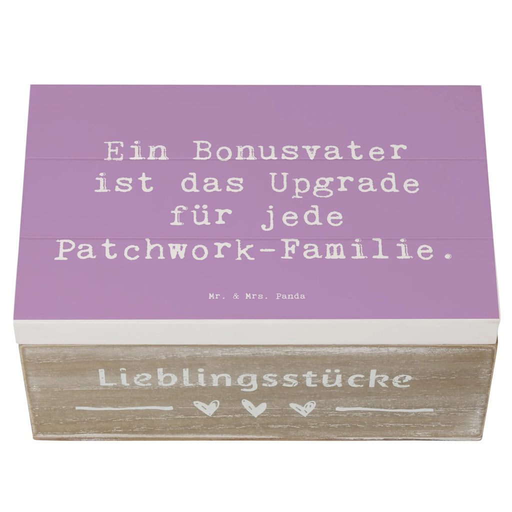 Holzkiste Spruch Bonusvater Upgrade Aufbewahrungsbox, Erinnerungskiste, XXL, Dekokiste, Schatulle, Geschenkdose, Schatzkiste, Geschenkbox, Kiste, Holzkiste, Truhe, Erinnerungsbox, Familie, Vatertag, Muttertag, Bruder, Schwester, Mama, Papa, Oma, Opa