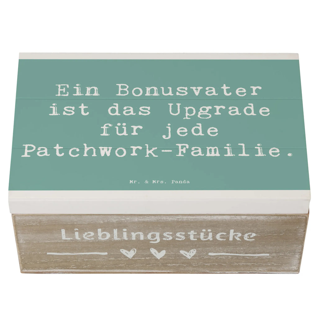 Holzkiste Spruch Bonusvater Upgrade Aufbewahrungsbox, Erinnerungskiste, XXL, Dekokiste, Schatulle, Geschenkdose, Schatzkiste, Geschenkbox, Kiste, Holzkiste, Truhe, Erinnerungsbox, Familie, Vatertag, Muttertag, Bruder, Schwester, Mama, Papa, Oma, Opa