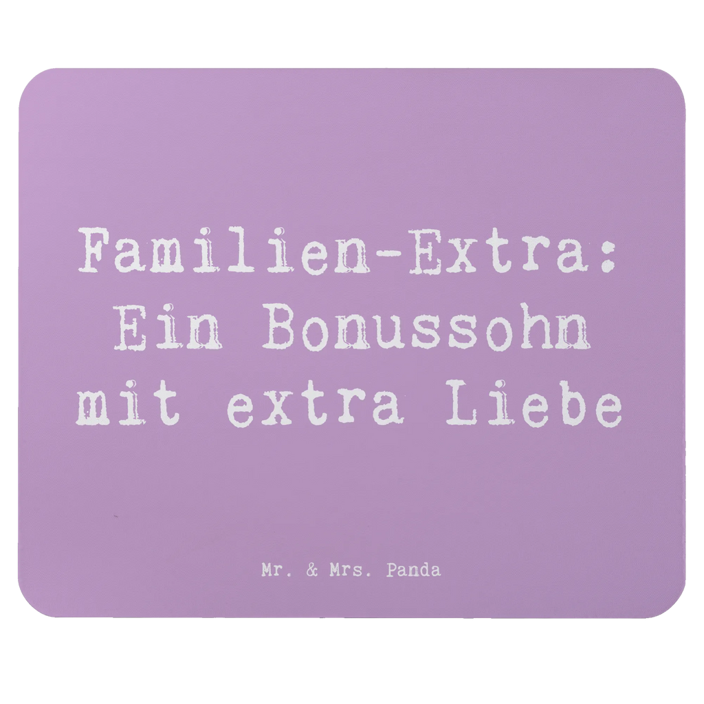 Mouse mat Saying Familien-Extra: Ein Bonussohn mit extra Liebe Mousepad, Computer zubehör, Büroausstattung, PC Zubehör, Arbeitszimmer, Mauspad, Einzigartiges Mauspad, Designer Mauspad, Mausunterlage, Mauspad Büro, Familie, Vatertag, Muttertag, Bruder, Schwester, Mama, Papa, Oma, Opa