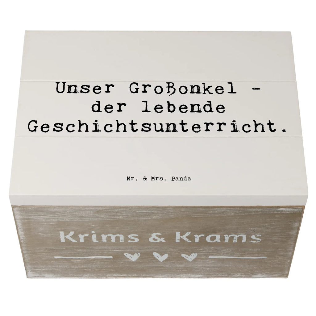 Holzkiste Spruch Großonkel Geschichtsunterricht Dekokiste, Erinnerungsbox, Schatzkiste, Holzkiste, Geschenkbox, Truhe, Erinnerungskiste, XXL, Geschenkdose, Aufbewahrungsbox, Kiste, Schatulle, Familie, Vatertag, Muttertag, Bruder, Schwester, Mama, Papa, Oma, Opa