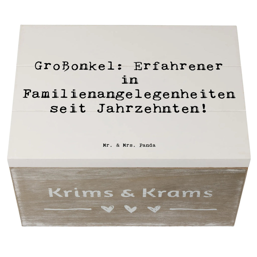 Wooden chest Saying Großonkel: Erfahrener in Familienangelegenheiten seit Jahrzehnten! Holzkiste, Schatzkiste, Dekokiste, Deko Box, Erinnerungsbox Baby, Erinnerungsbox, Geschenkbox, Aufbewahrungsbox Holz, Truhe, Holzkisten, Aufbewahrungsbox aus Holz, Holzbox mit Deckel, Holzboxen, Schatulle, Erinnerungsbox Hochzeit, Aufbewahrungskiste, Holzbox, Box aus Holz, Holz Aufbewahrungsbox, Holzkiste mit Deckel, Holztruhe, Aufbewahrungsbox, Ordnungsbox, Kiste, Schmuckkästchen, Erinnerungskiste, Dekorative Holzkiste, Familie, Mama, Schwester, Opa, Bruder, Vatertag, Papa, Muttertag, Oma
