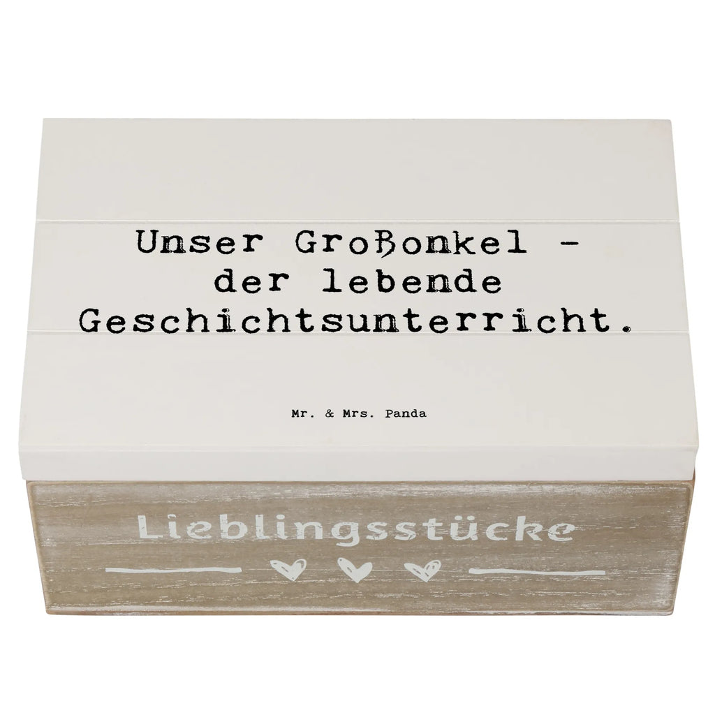 Holzkiste Spruch Großonkel Geschichtsunterricht Dekokiste, Erinnerungsbox, Schatzkiste, Holzkiste, Geschenkbox, Truhe, Erinnerungskiste, XXL, Geschenkdose, Aufbewahrungsbox, Kiste, Schatulle, Familie, Vatertag, Muttertag, Bruder, Schwester, Mama, Papa, Oma, Opa