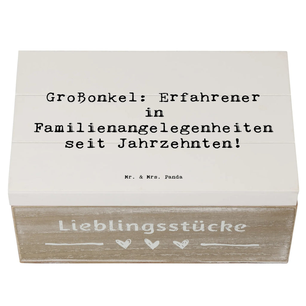 Wooden chest Saying Großonkel: Erfahrener in Familienangelegenheiten seit Jahrzehnten! Holzkiste, Schatzkiste, Dekokiste, Deko Box, Erinnerungsbox Baby, Erinnerungsbox, Geschenkbox, Aufbewahrungsbox Holz, Truhe, Holzkisten, Aufbewahrungsbox aus Holz, Holzbox mit Deckel, Holzboxen, Schatulle, Erinnerungsbox Hochzeit, Aufbewahrungskiste, Holzbox, Box aus Holz, Holz Aufbewahrungsbox, Holzkiste mit Deckel, Holztruhe, Aufbewahrungsbox, Ordnungsbox, Kiste, Schmuckkästchen, Erinnerungskiste, Dekorative Holzkiste, Familie, Mama, Schwester, Opa, Bruder, Vatertag, Papa, Muttertag, Oma