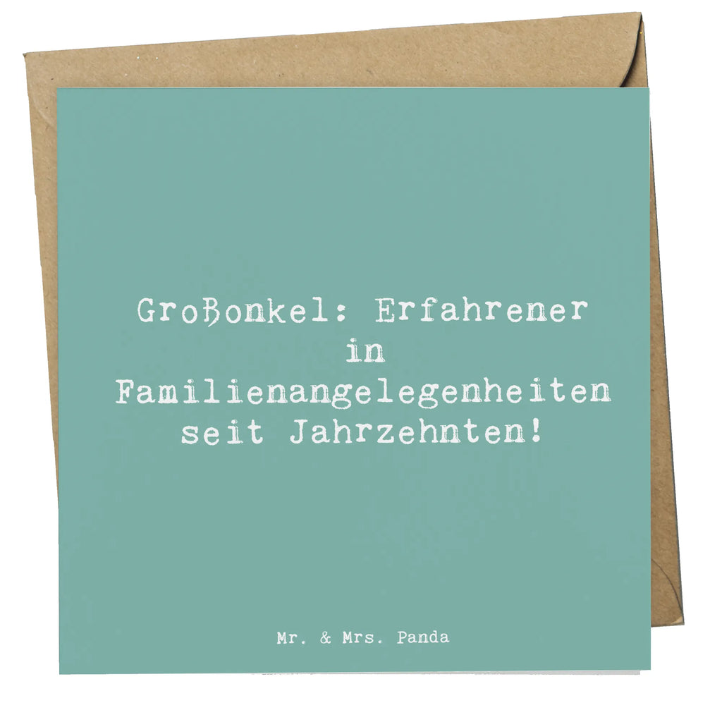 Deluxe Karte Spruch Großonkel Erfahrung Hochzeitskarte, Karte, Grußkarte, Hochwertige Grußkarte, Geburtstagskarte, Glückwunschkarte, Einladungskarte, Hochwertige Klappkarte, Klappkarte, Familie, Vatertag, Muttertag, Bruder, Schwester, Mama, Papa, Oma, Opa