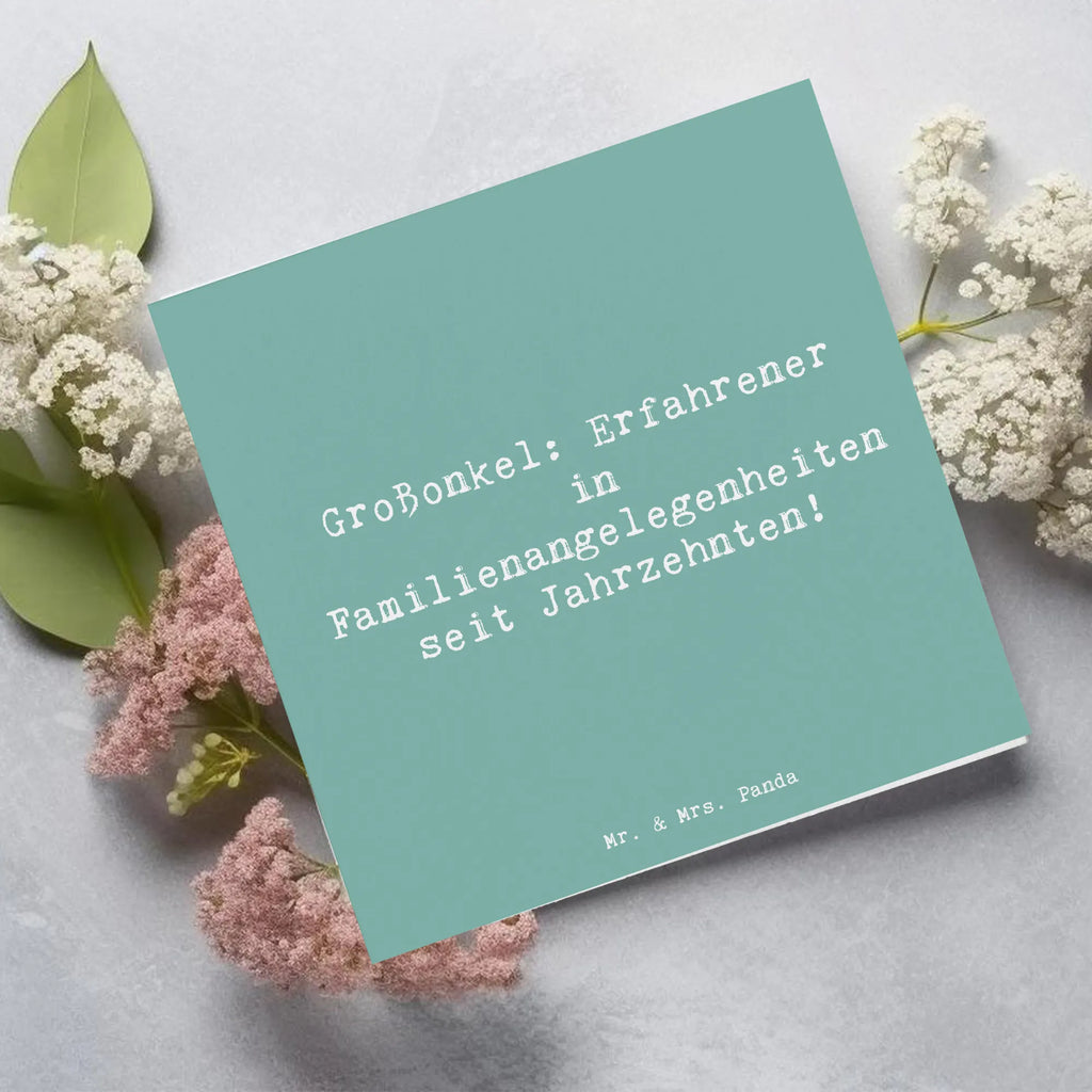 Deluxe Karte Spruch Großonkel Erfahrung Hochzeitskarte, Karte, Grußkarte, Hochwertige Grußkarte, Geburtstagskarte, Glückwunschkarte, Einladungskarte, Hochwertige Klappkarte, Klappkarte, Familie, Vatertag, Muttertag, Bruder, Schwester, Mama, Papa, Oma, Opa