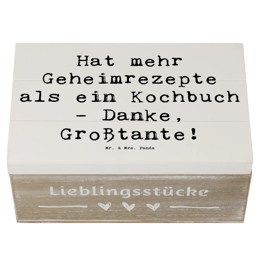 Holzkiste Spruch Geheimrezepte Großtante Kiste, Erinnerungsbox, Truhe, XXL, Erinnerungskiste, Holzkiste, Aufbewahrungsbox, Dekokiste, Schatzkiste, Geschenkdose, Geschenkbox, Schatulle, Familie, Vatertag, Muttertag, Bruder, Schwester, Mama, Papa, Oma, Opa