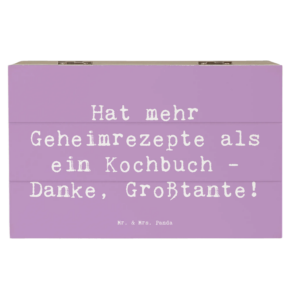 Holzkiste Spruch Geheimrezepte Großtante Kiste, Erinnerungsbox, Truhe, XXL, Erinnerungskiste, Holzkiste, Aufbewahrungsbox, Dekokiste, Schatzkiste, Geschenkdose, Geschenkbox, Schatulle, Familie, Vatertag, Muttertag, Bruder, Schwester, Mama, Papa, Oma, Opa
