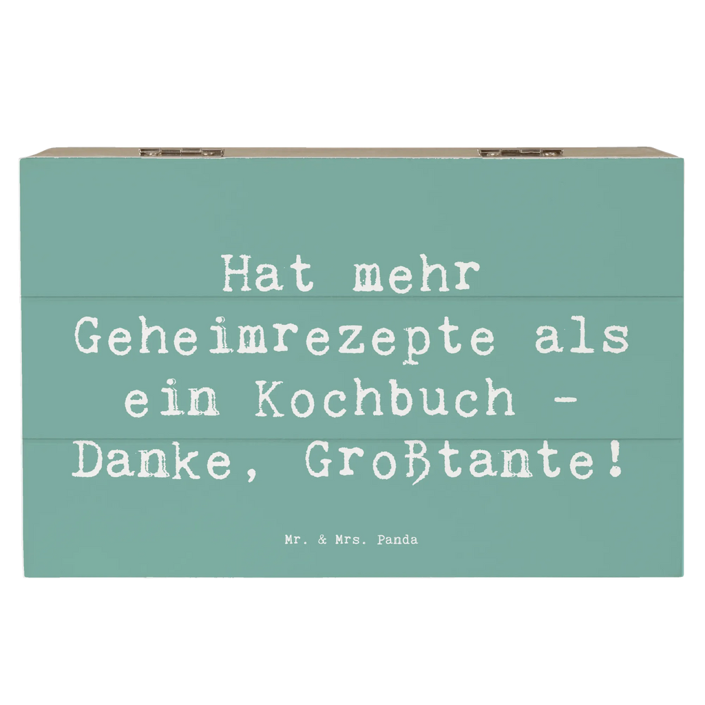 Holzkiste Spruch Geheimrezepte Großtante Kiste, Erinnerungsbox, Truhe, XXL, Erinnerungskiste, Holzkiste, Aufbewahrungsbox, Dekokiste, Schatzkiste, Geschenkdose, Geschenkbox, Schatulle, Familie, Vatertag, Muttertag, Bruder, Schwester, Mama, Papa, Oma, Opa