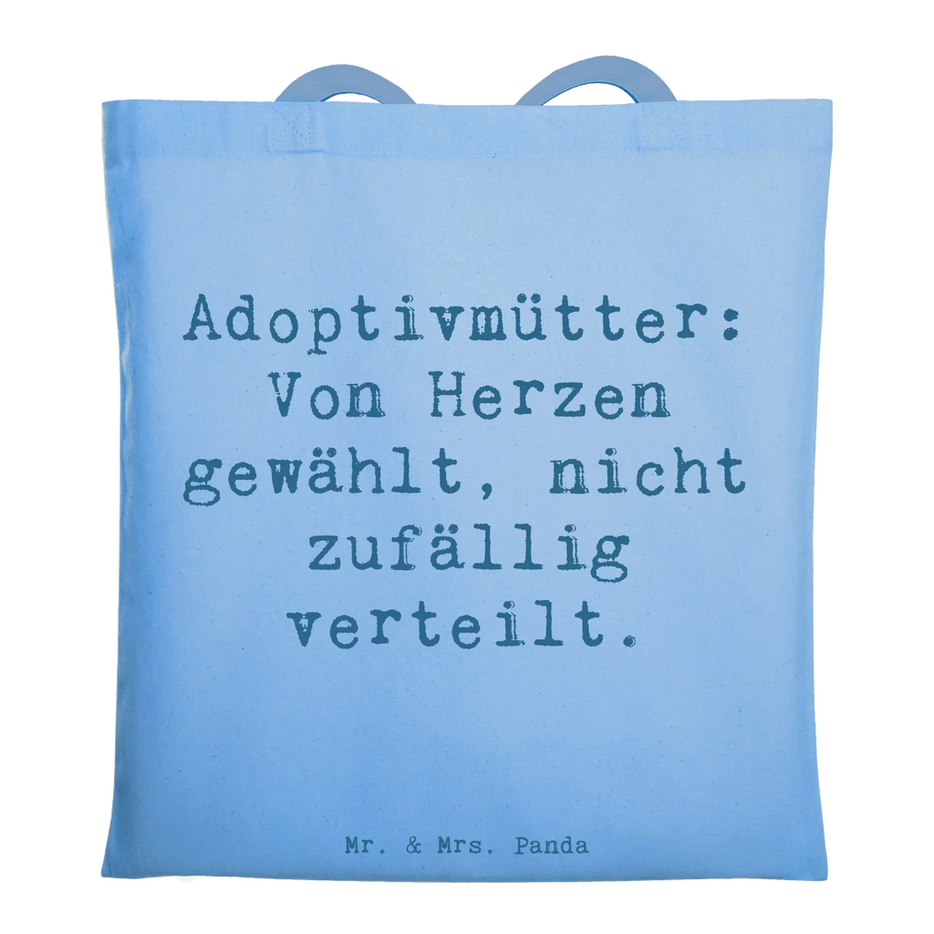 Tote bag Saying Adoptivmütter: Von Herzen gewählt, nicht zufällig verteilt. Beuteltasche, Beutel, Einkaufstasche, Jutebeutel, Stoffbeutel, Tasche, Shopper, Umhängetasche, Strandtasche, Schultertasche, Stofftasche, Tragetasche, Badetasche, Jutetasche, Einkaufstüte, Laptoptasche, Familie, Vatertag, Muttertag, Bruder, Schwester, Mama, Papa, Oma, Opa