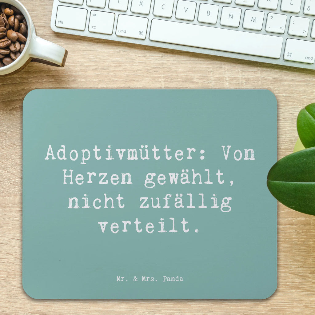 Mouse mat Saying Adoptivmütter: Von Herzen gewählt, nicht zufällig verteilt. Mousepad, Computer zubehör, Büroausstattung, PC Zubehör, Arbeitszimmer, Mauspad, Einzigartiges Mauspad, Designer Mauspad, Mausunterlage, Mauspad Büro, Familie, Vatertag, Muttertag, Bruder, Schwester, Mama, Papa, Oma, Opa