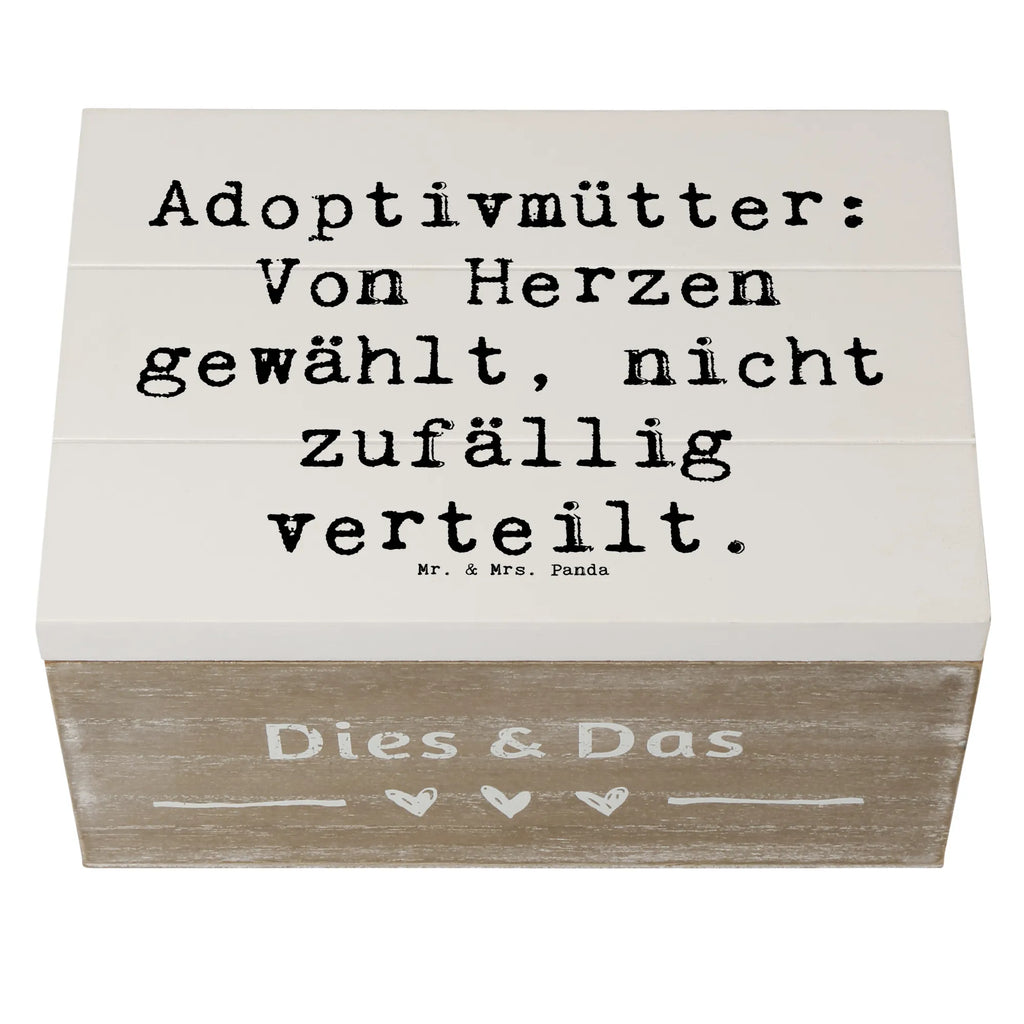 Holzkiste Spruch Adoptivmütter: Von Herzen gewählt, nicht zufällig verteilt. XXL, Schatulle, Dekokiste, Aufbewahrungsbox, Erinnerungskiste, Schatzkiste, Kiste, Geschenkbox, Truhe, Erinnerungsbox, Geschenkdose, Holzkiste, Familie, Vatertag, Muttertag, Bruder, Schwester, Mama, Papa, Oma, Opa