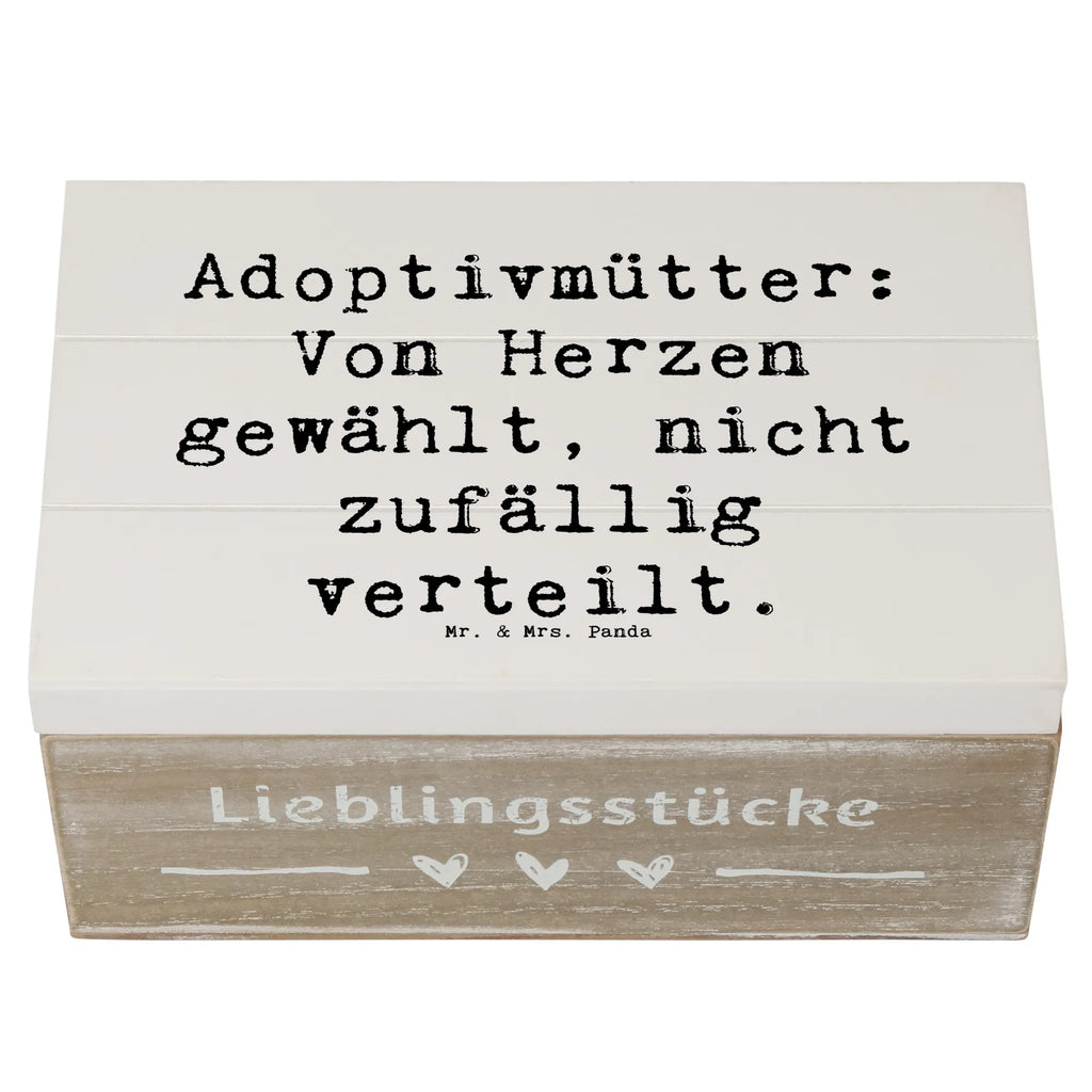 Holzkiste Spruch Adoptivmütter: Von Herzen gewählt, nicht zufällig verteilt. XXL, Schatulle, Dekokiste, Aufbewahrungsbox, Erinnerungskiste, Schatzkiste, Kiste, Geschenkbox, Truhe, Erinnerungsbox, Geschenkdose, Holzkiste, Familie, Vatertag, Muttertag, Bruder, Schwester, Mama, Papa, Oma, Opa
