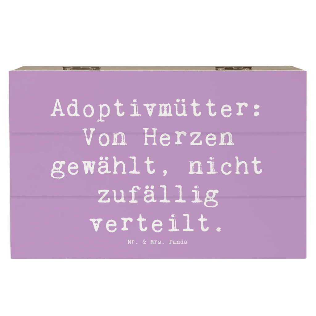 Holzkiste Spruch Adoptivmütter: Von Herzen gewählt, nicht zufällig verteilt. XXL, Schatulle, Dekokiste, Aufbewahrungsbox, Erinnerungskiste, Schatzkiste, Kiste, Geschenkbox, Truhe, Erinnerungsbox, Geschenkdose, Holzkiste, Familie, Vatertag, Muttertag, Bruder, Schwester, Mama, Papa, Oma, Opa