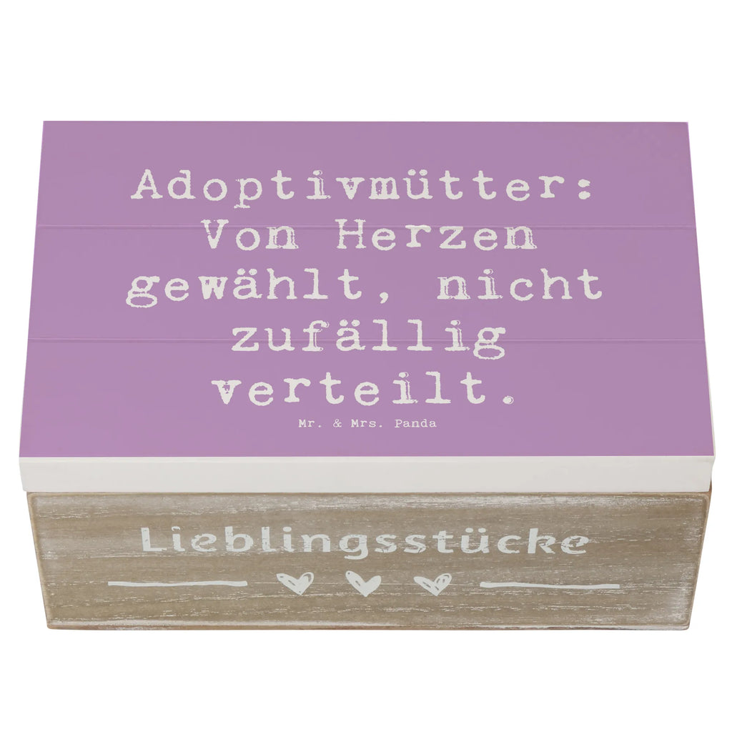 Holzkiste Spruch Adoptivmütter: Von Herzen gewählt, nicht zufällig verteilt. XXL, Schatulle, Dekokiste, Aufbewahrungsbox, Erinnerungskiste, Schatzkiste, Kiste, Geschenkbox, Truhe, Erinnerungsbox, Geschenkdose, Holzkiste, Familie, Vatertag, Muttertag, Bruder, Schwester, Mama, Papa, Oma, Opa